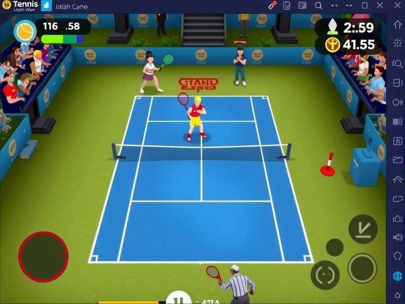 Tennis Legend Clash War Gameplay Controls